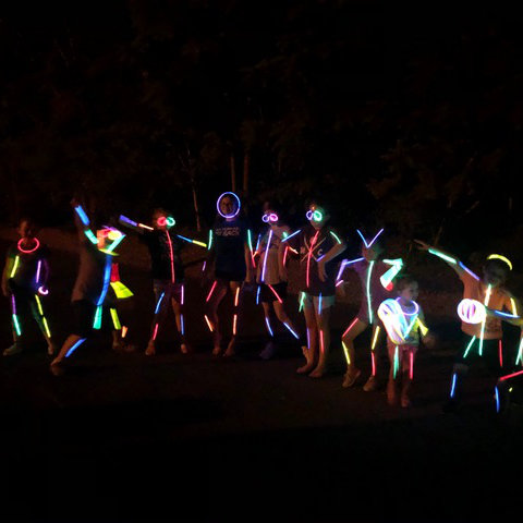 Kids’ glow stick event